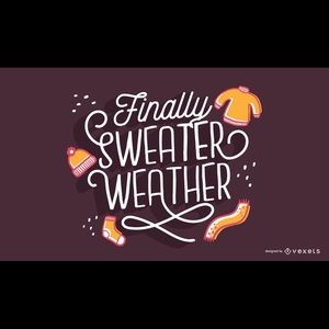 Sweater weather!
